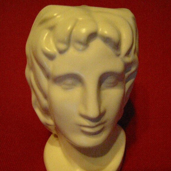 Italian Ceramic Figure Head Bisque Pottery Bust - Picture 2 of 9